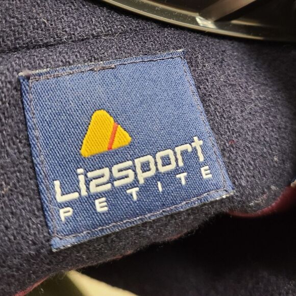 Vintage Lizsport Blue Blazer Womens size large - Picture 5 of 7